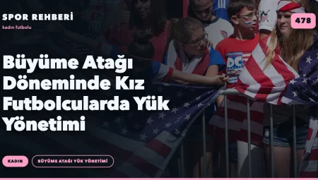 Büyüme Atağı Döneminde Kız Futbolcularda Yük Yönetimi